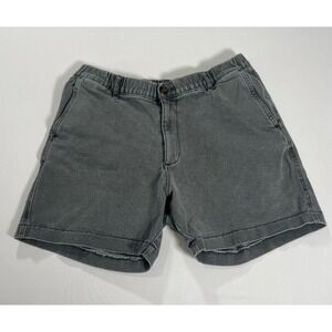 Bearbottom Shorts Mens L 5.5" Inseam Gray Elastic Waist Cotton Blend